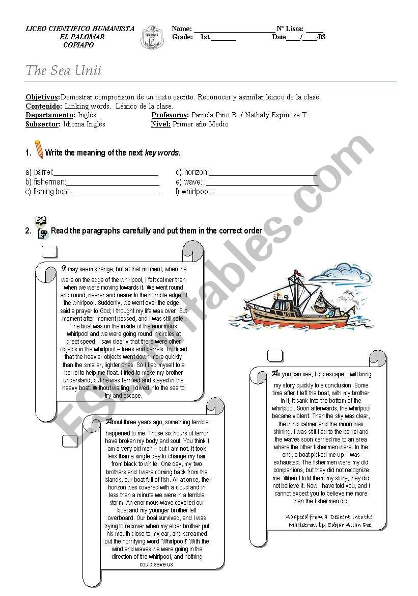 see stories worksheet