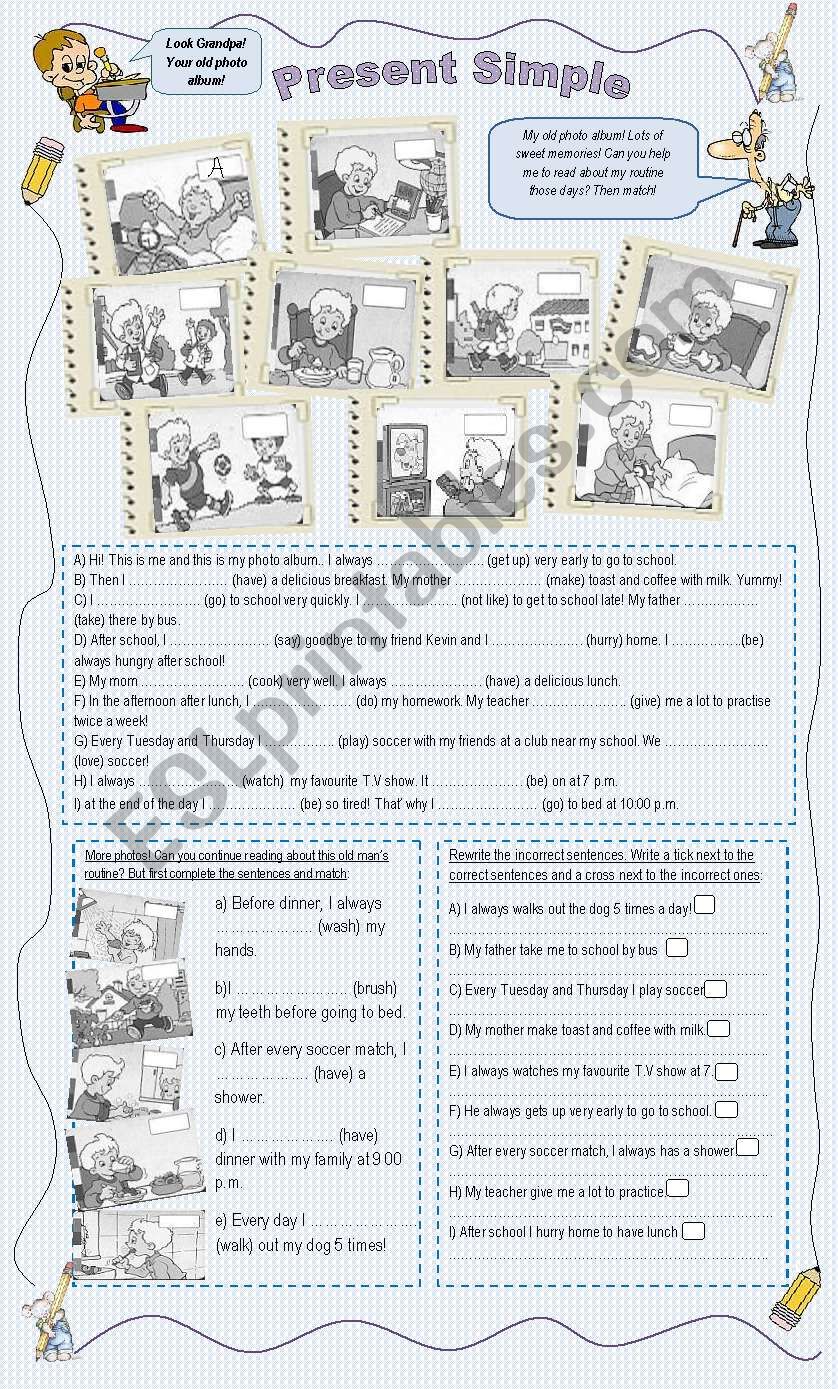 Simple Present worksheet