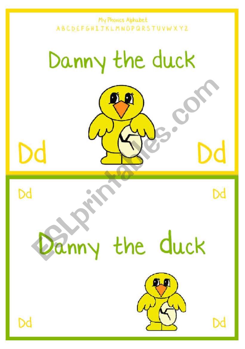 PHONICS ALPHABET - Animals D worksheet