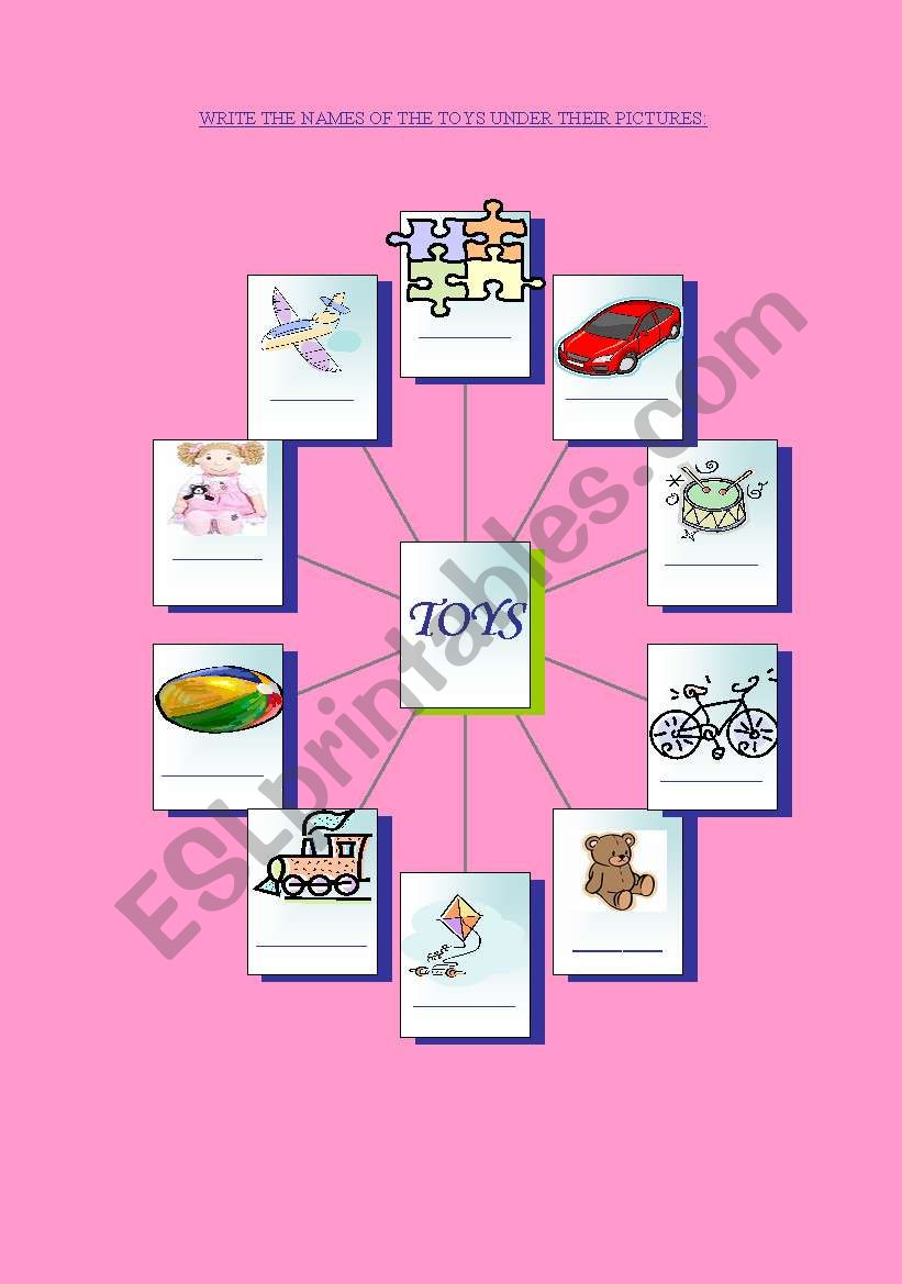 TOYS  worksheet