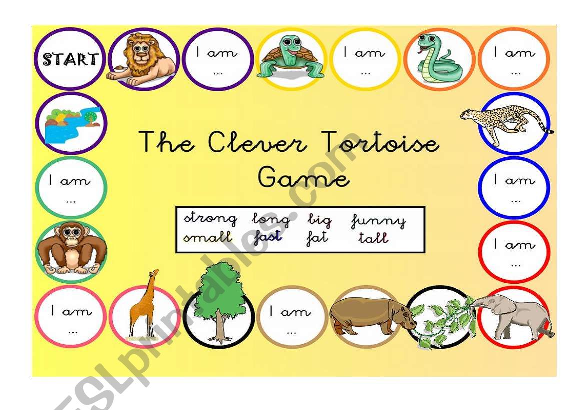 THE CLEVER TORTOISE GAME worksheet