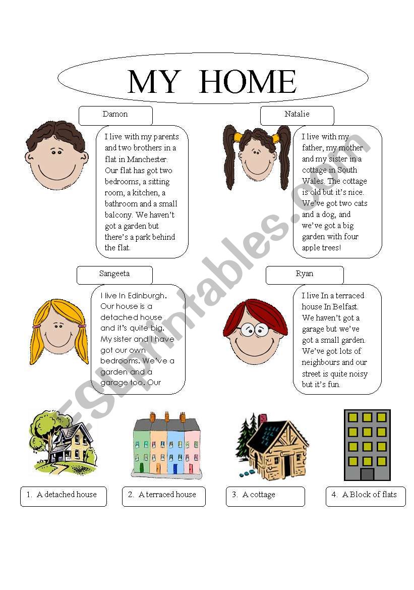 my home worksheet