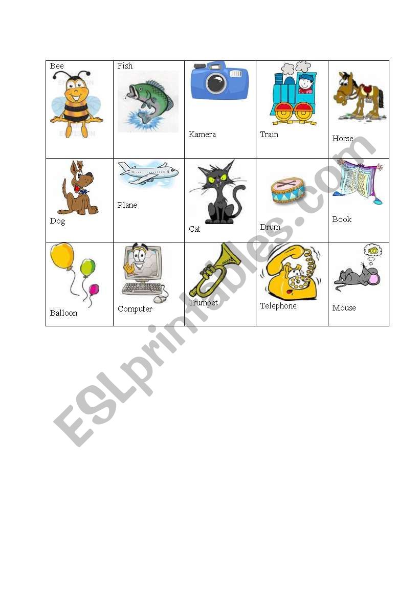 charades for children 1 worksheet