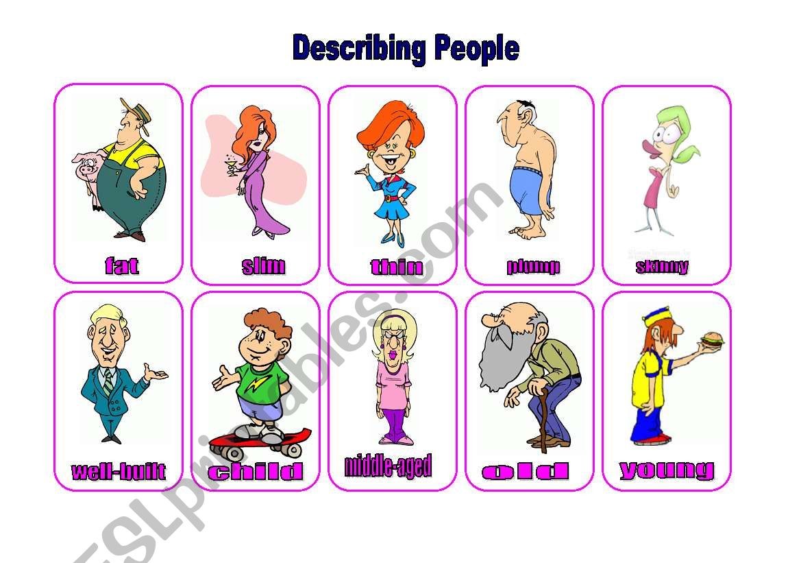 Describing people (18.07.09) worksheet