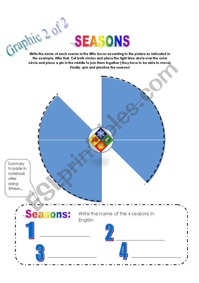 2 SEASONS (2of2) worksheet