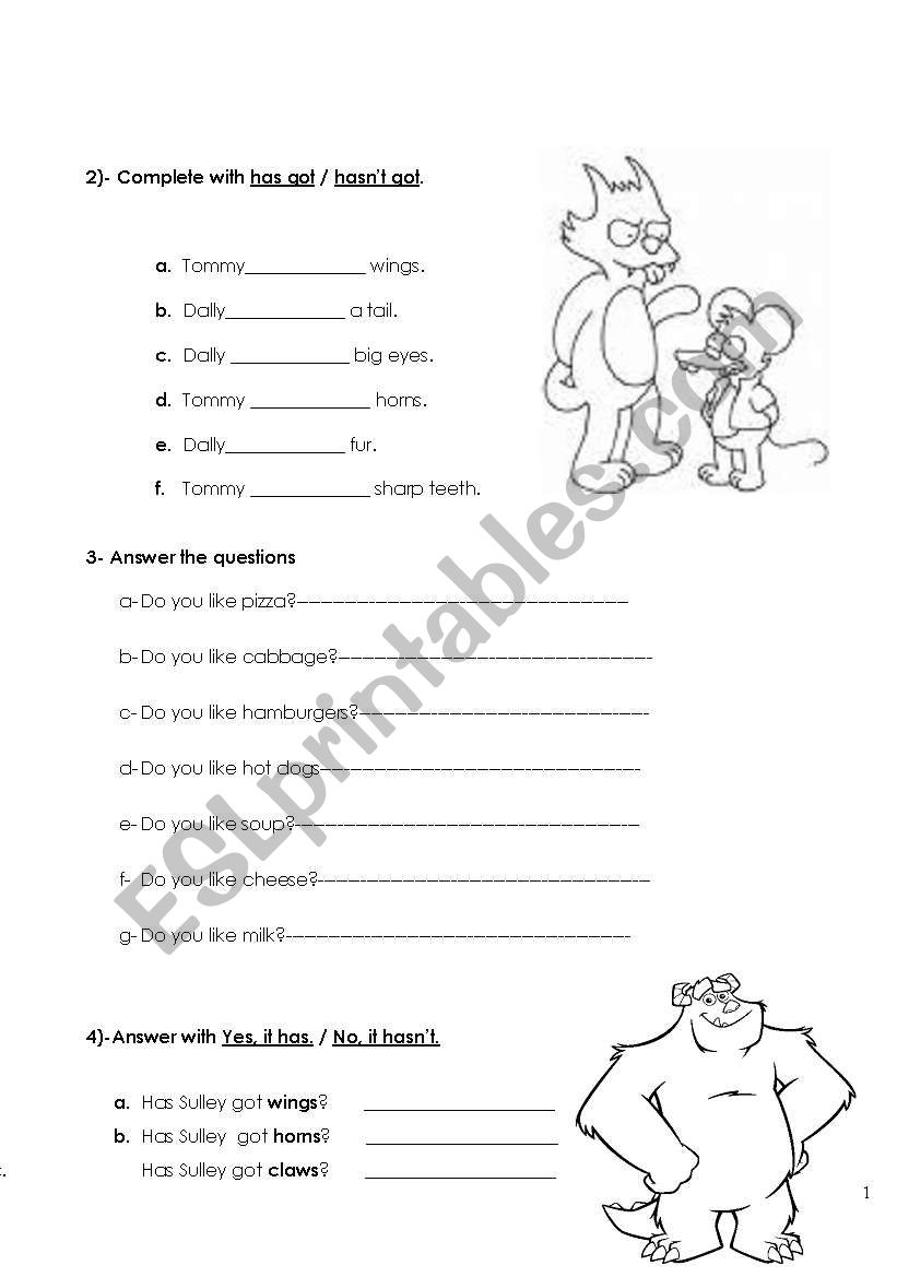 simple present worksheet