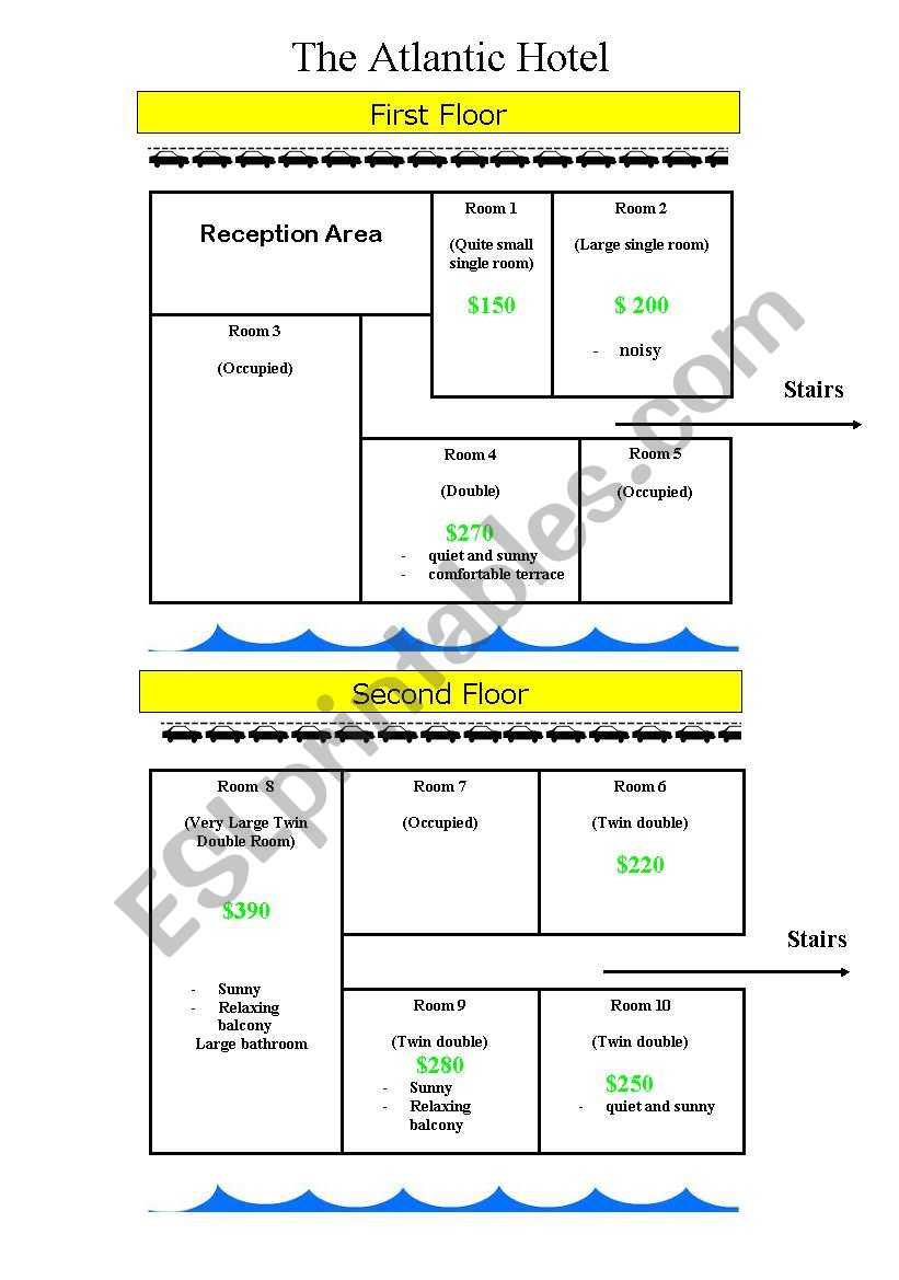 Hotel Puzzle worksheet