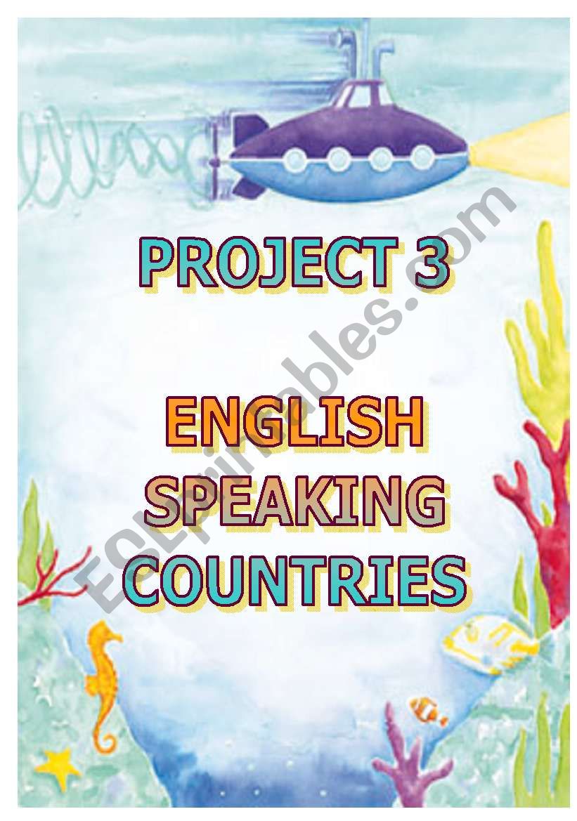project 3 - English speaking countries