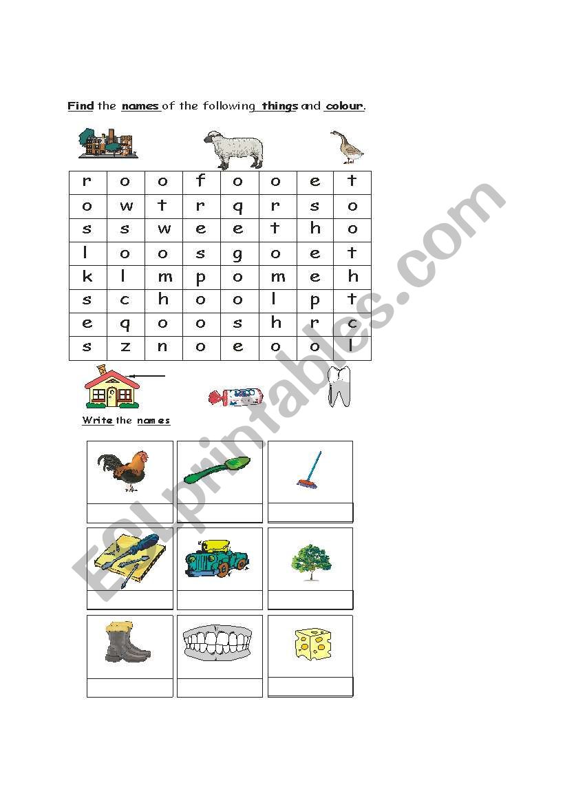 phonics worksheet
