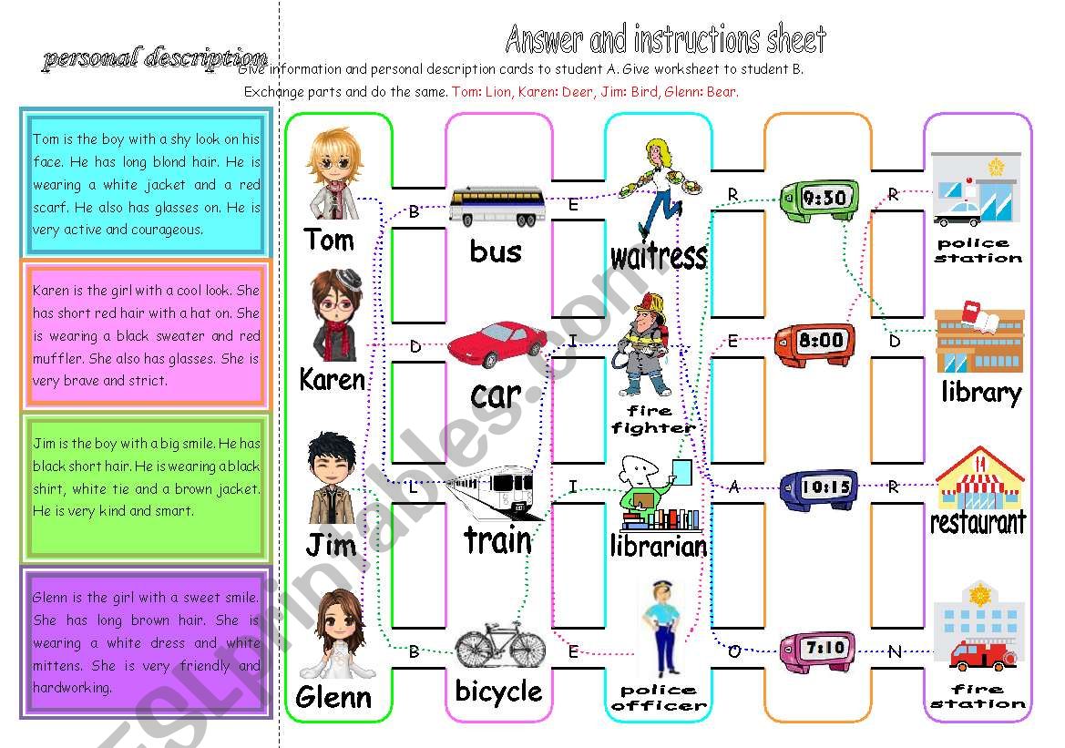 Find their favorite animals2 worksheet