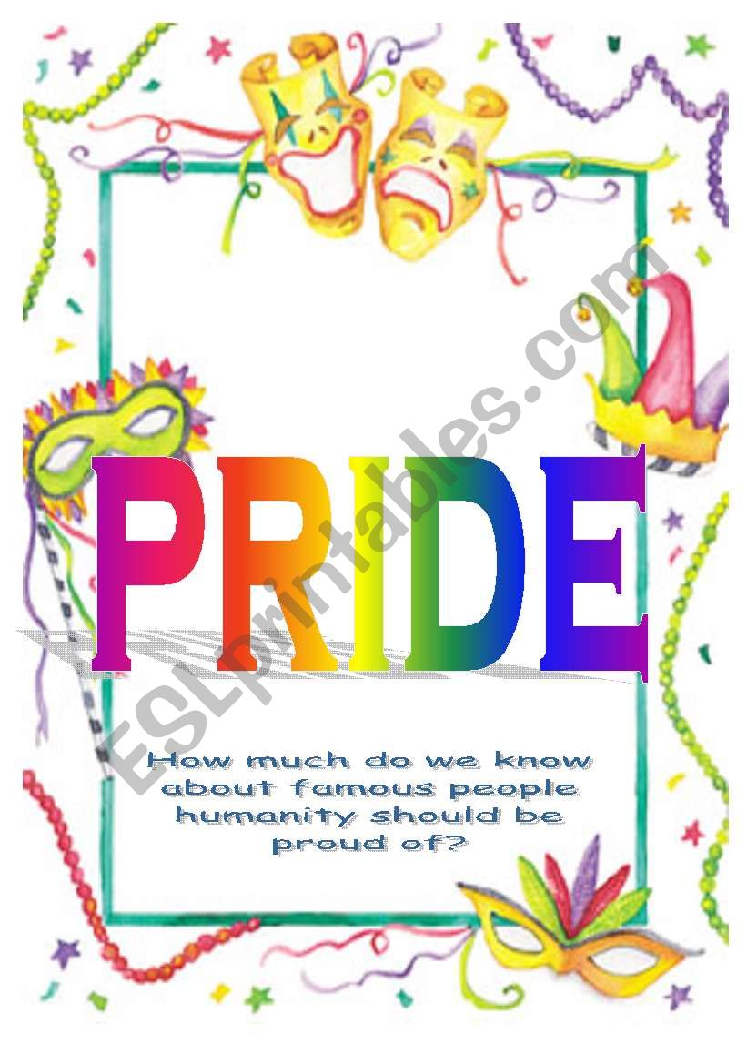 Pride - who can humanity be proud of?