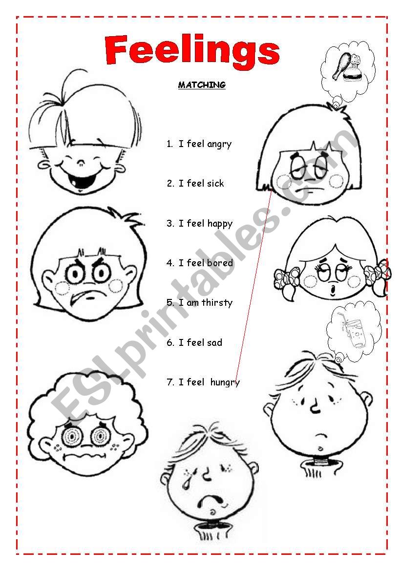 Feelings worksheet