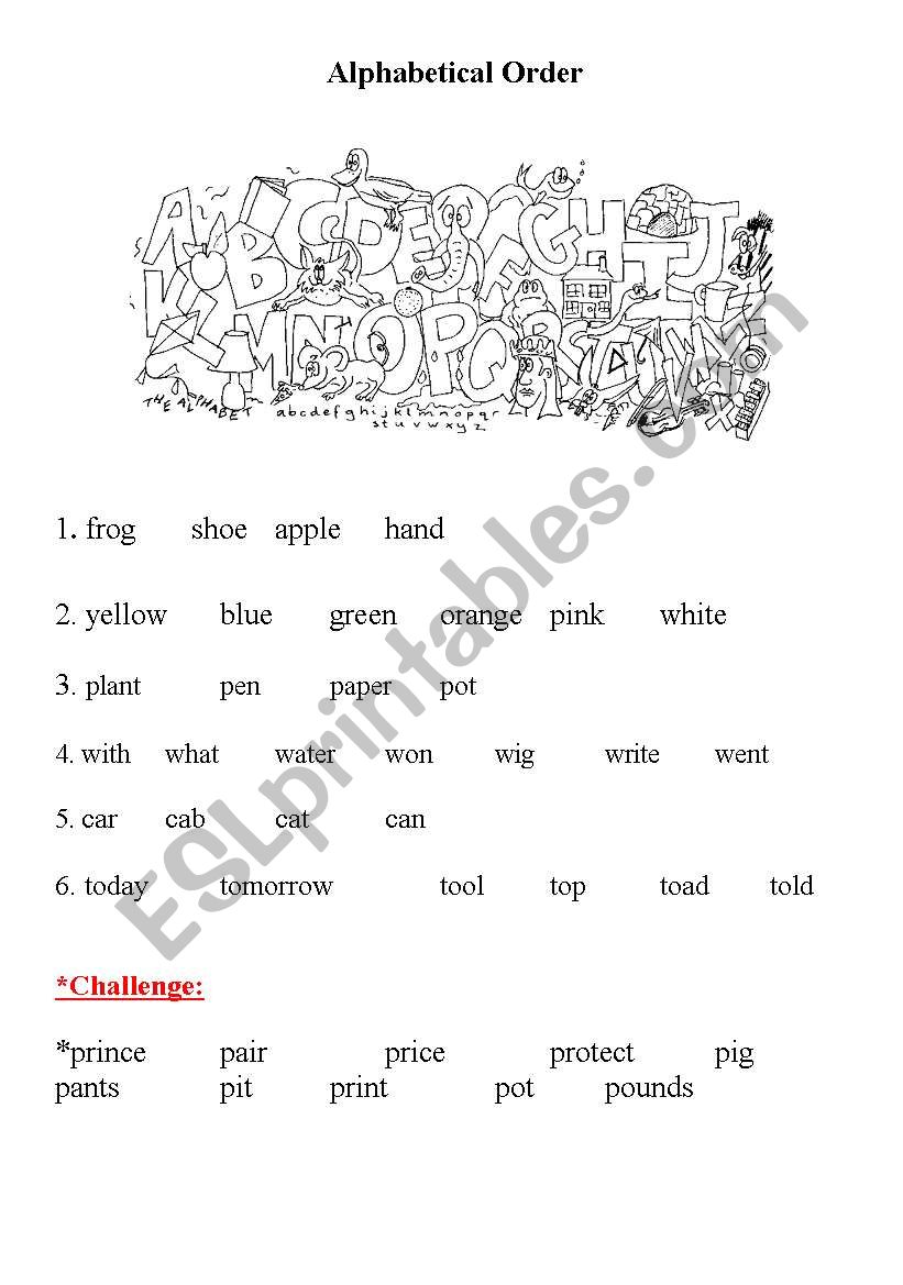 english-worksheets-alphabetical-order