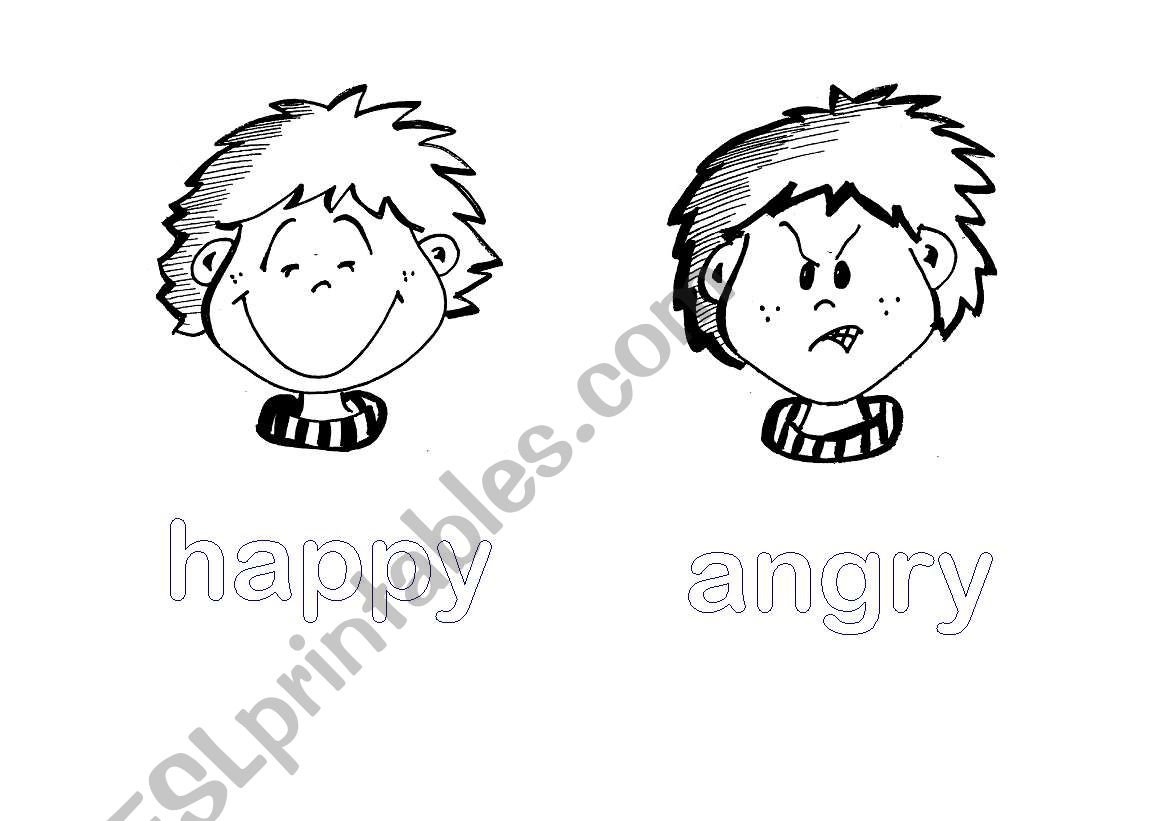 the faces of emotions worksheet