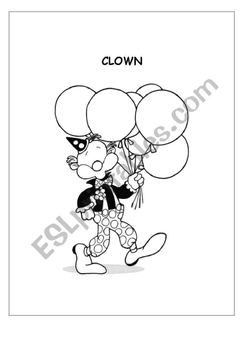 Circus worksheet