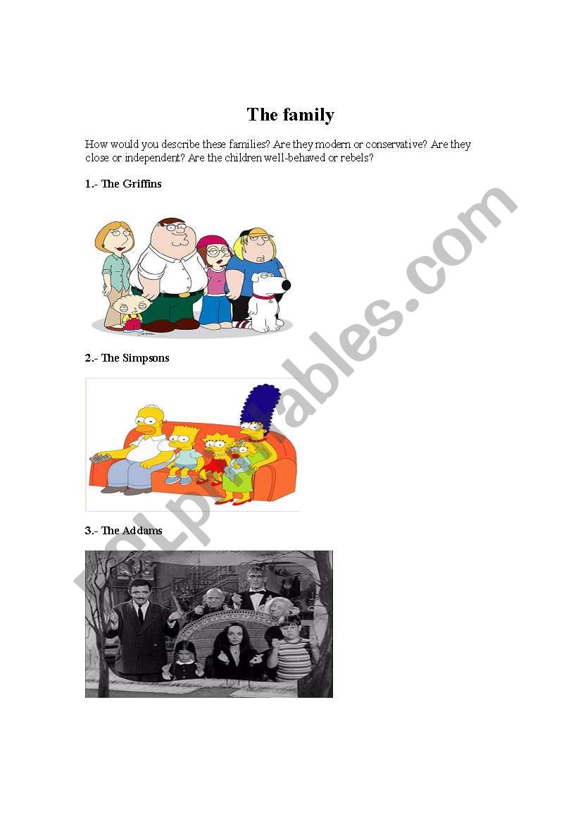 Family descriptions and relationships