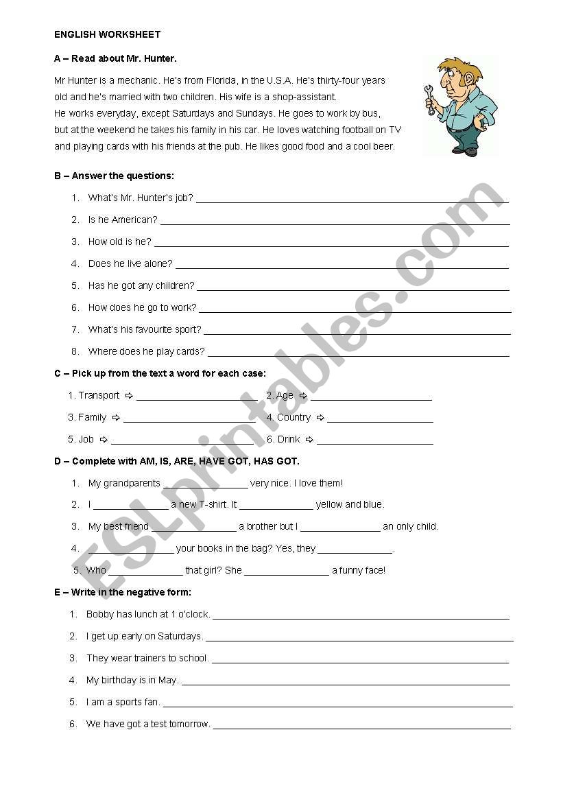 Worksheet worksheet