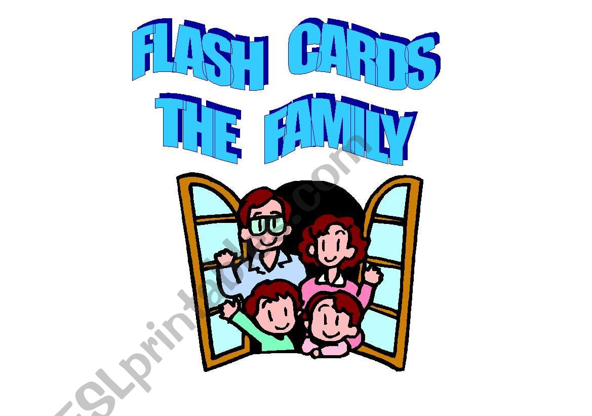 flash cards the family worksheet