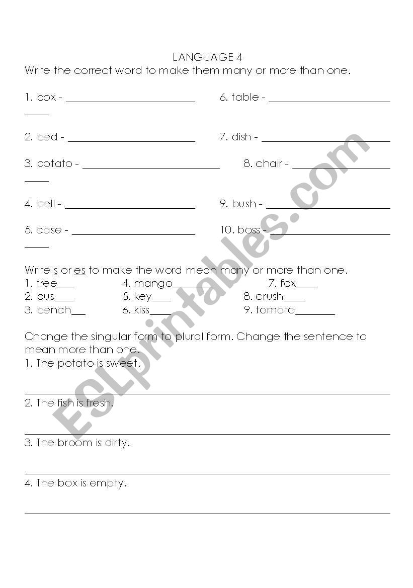 english-worksheets-plurals-adding-s-or-es