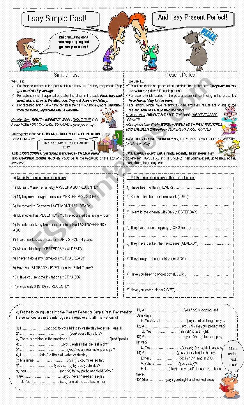 Simple Past or Present Perfect?