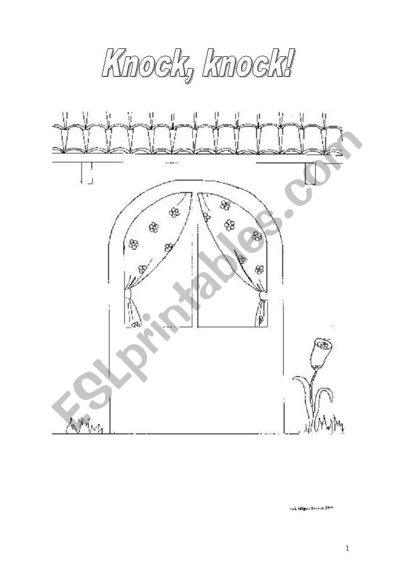 Knock Knock! worksheet