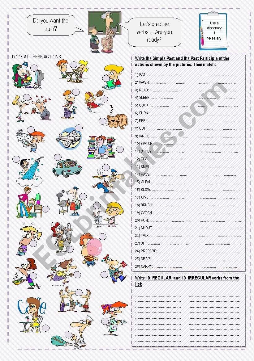 Simple Past and Past Participle