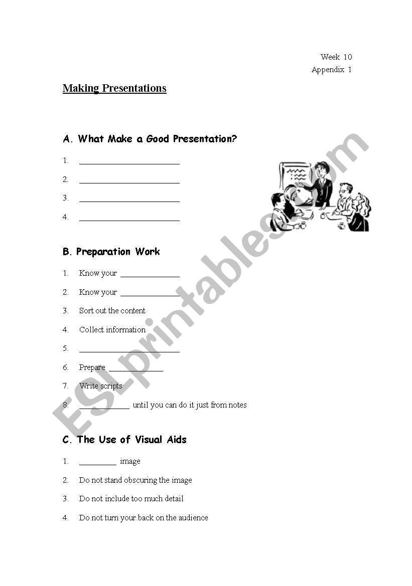 How to make a good oral presentation_exercise version