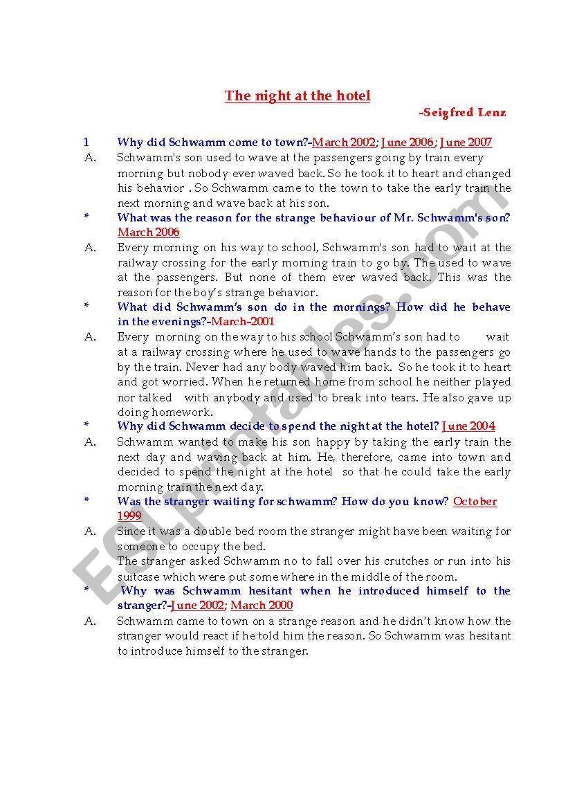 Tenth state syllabus english worksheet