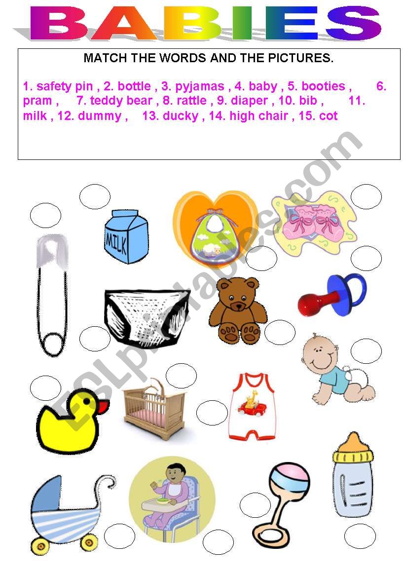 BABIES - ESL worksheet by storyteller