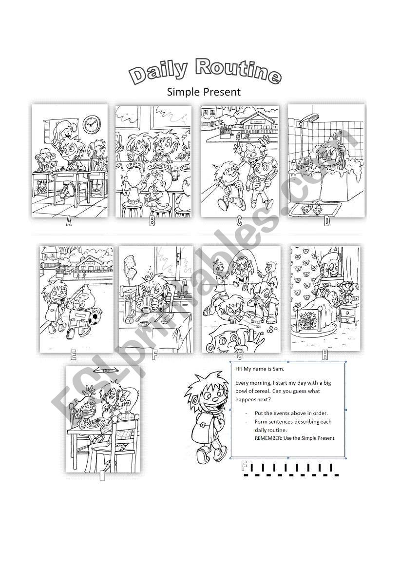 Daily Routines: Simple Present