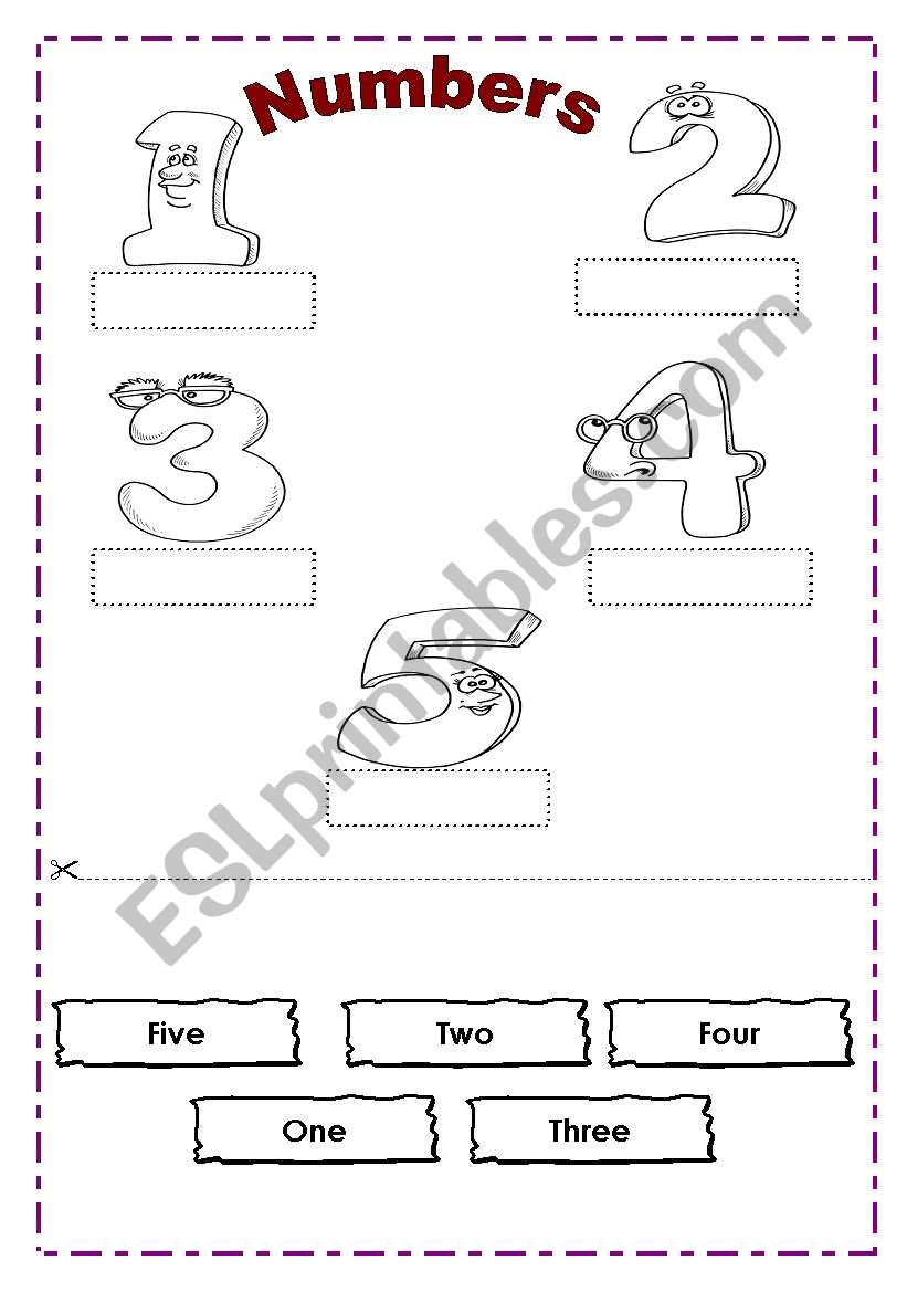 Numbers worksheet