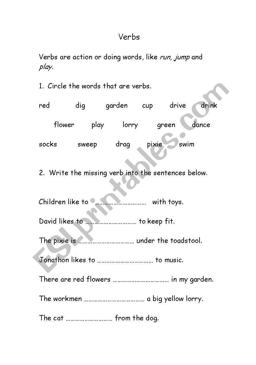 Pronoun worksheet