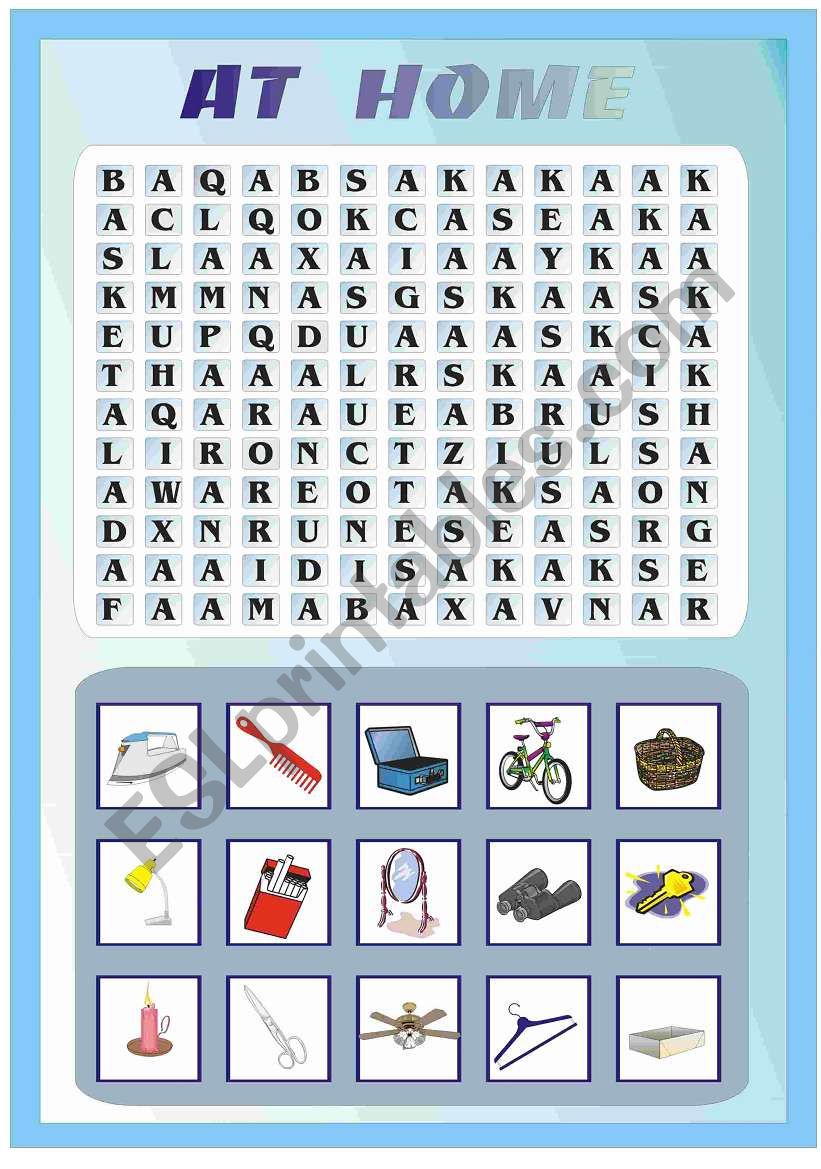 AT HOME worksheet
