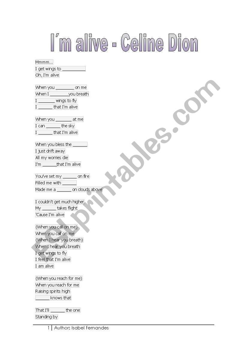 i am alive song download- celine dion i am alive song download- celine dion