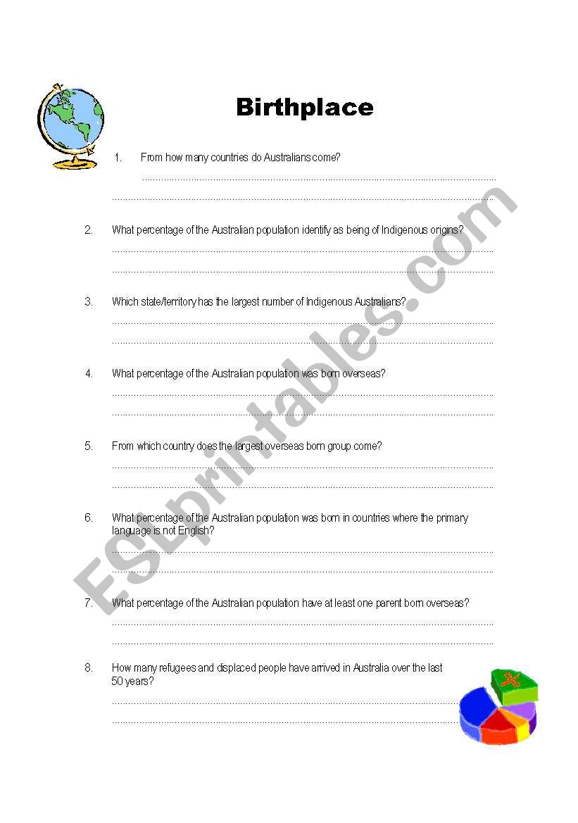 culture worksheet