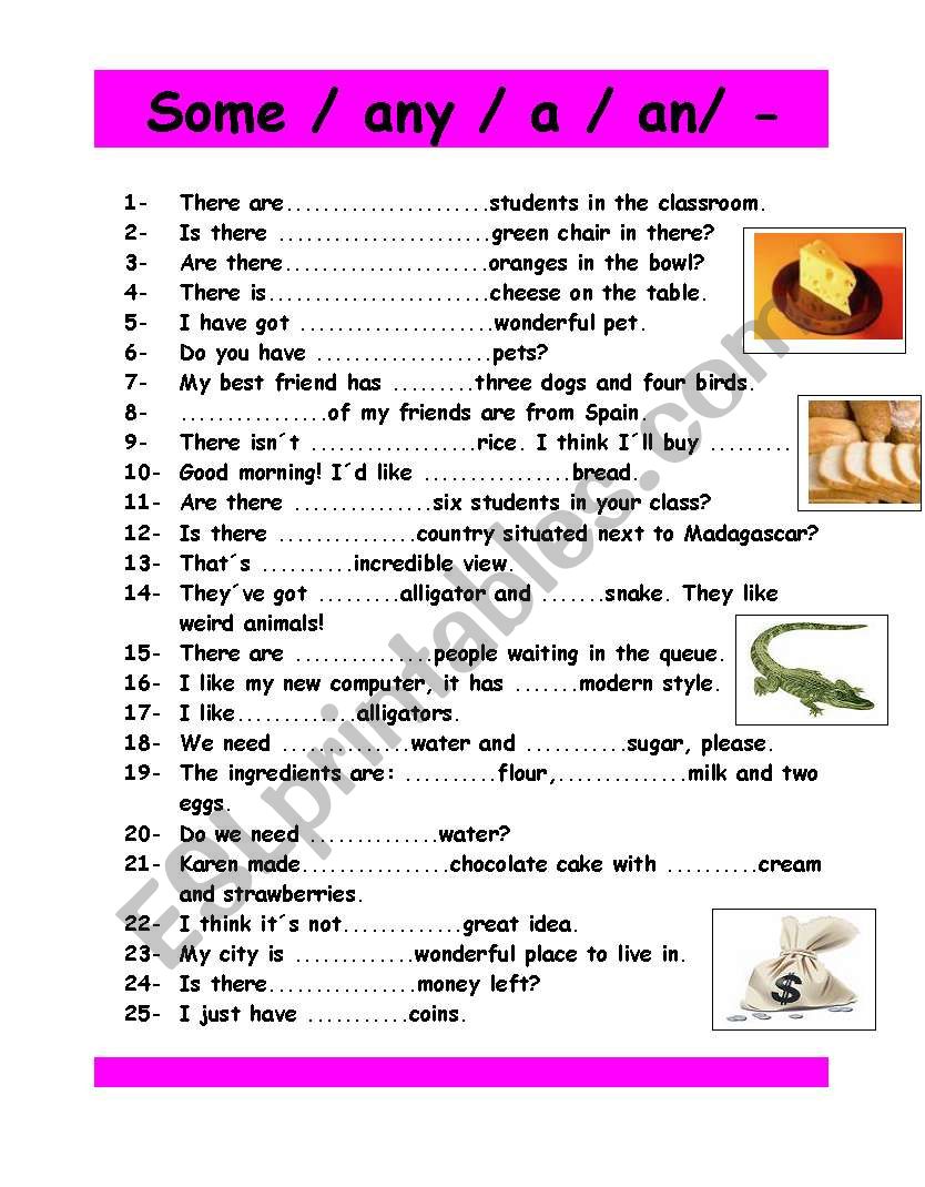 Some any worksheet for kids. Some any Worksheets правило. Some any упражнения Worksheets. A any some в английском языке Worksheets. There is are some any Worksheets.