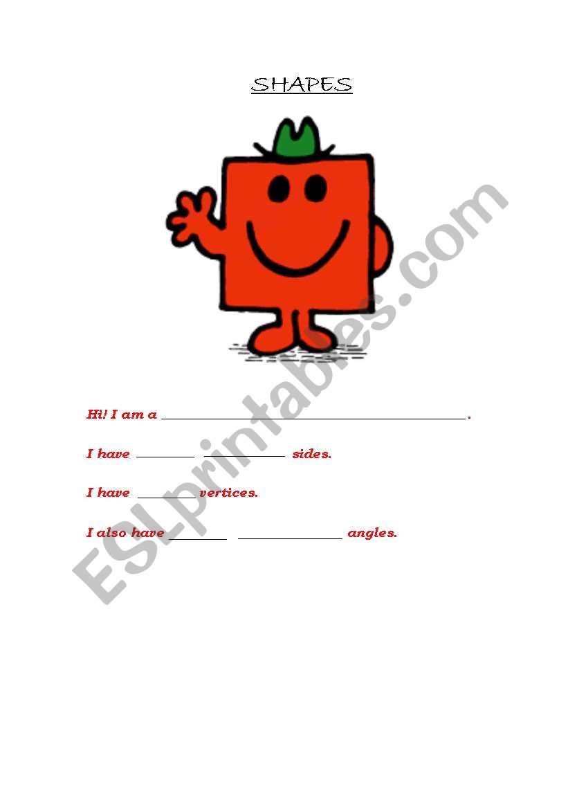 Basic Shapes worksheet