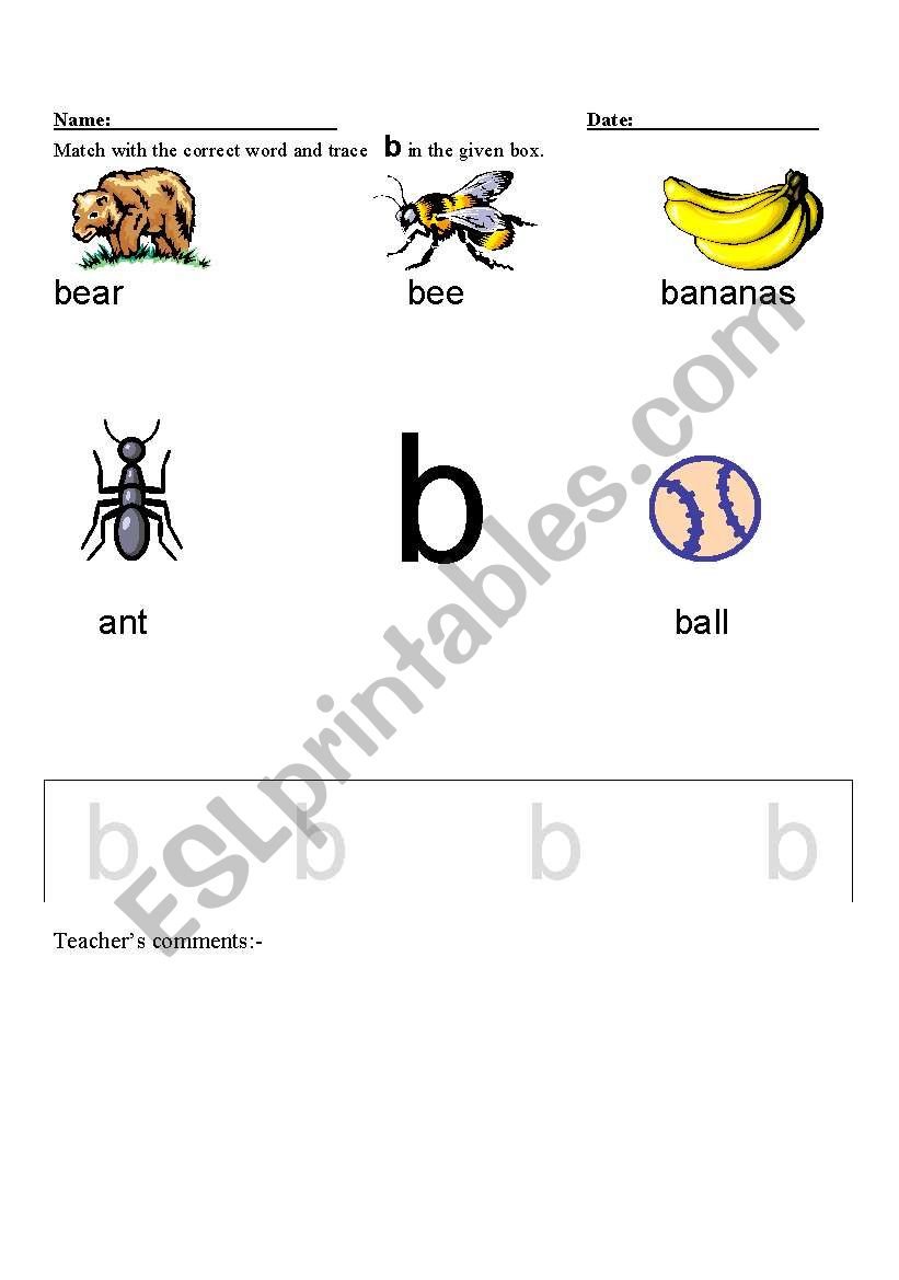 Early Learners worksheet