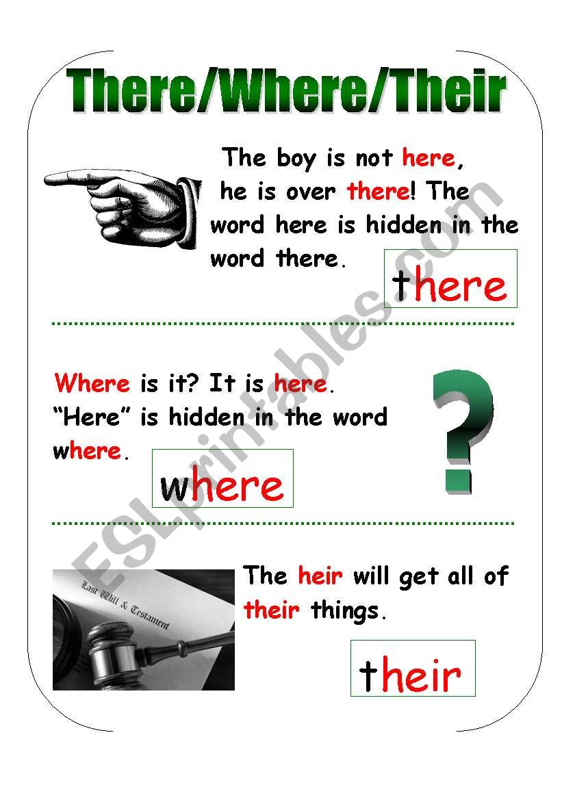 Sp Tricks Poster 5 - There/where/their