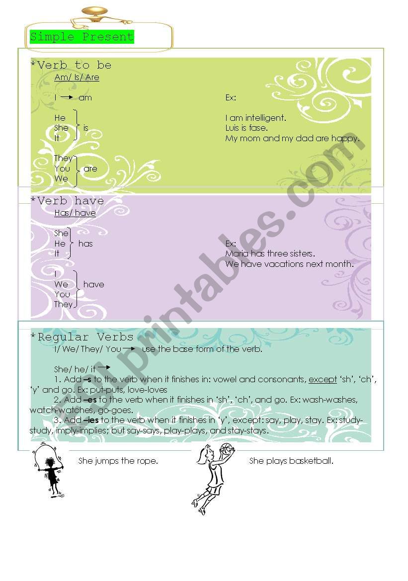 present simple worksheet worksheet