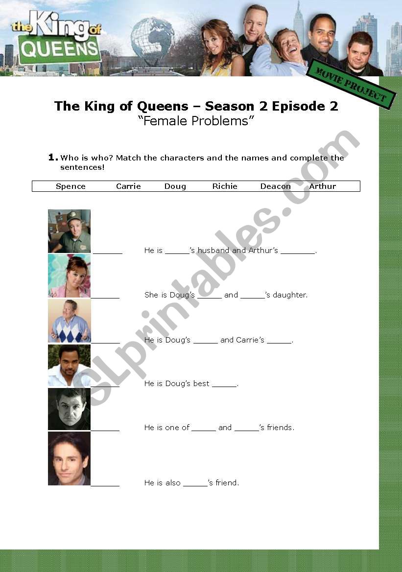 MOVIE PROJECT - The King of Queens 