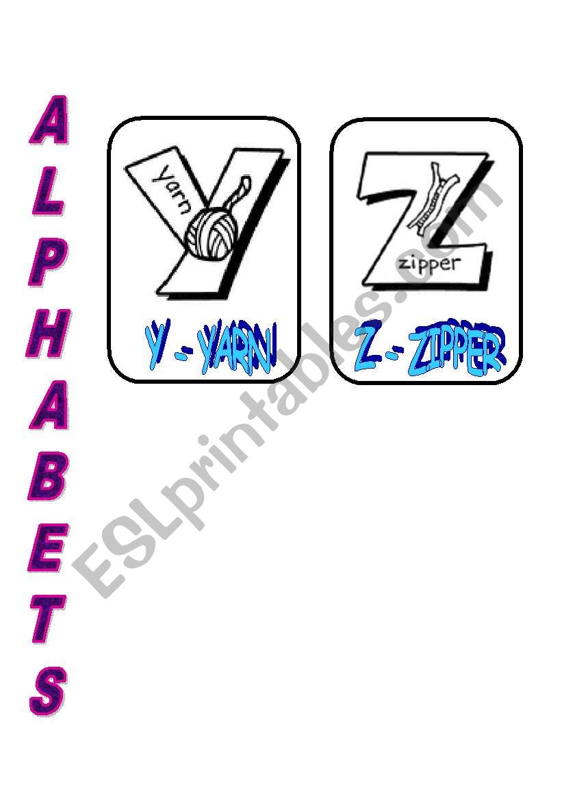 ALPHABETS 7 worksheet