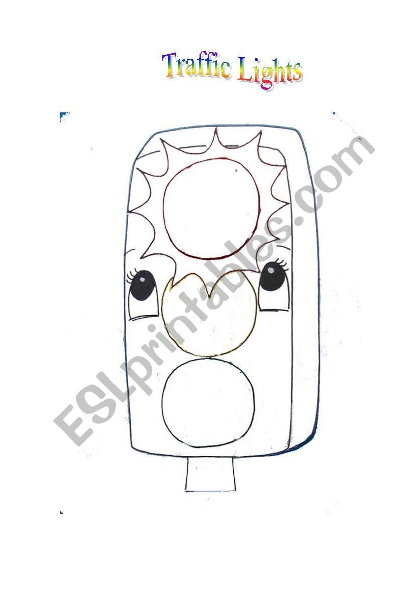 Traffic Lights worksheet