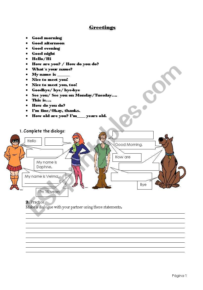 General worksheet