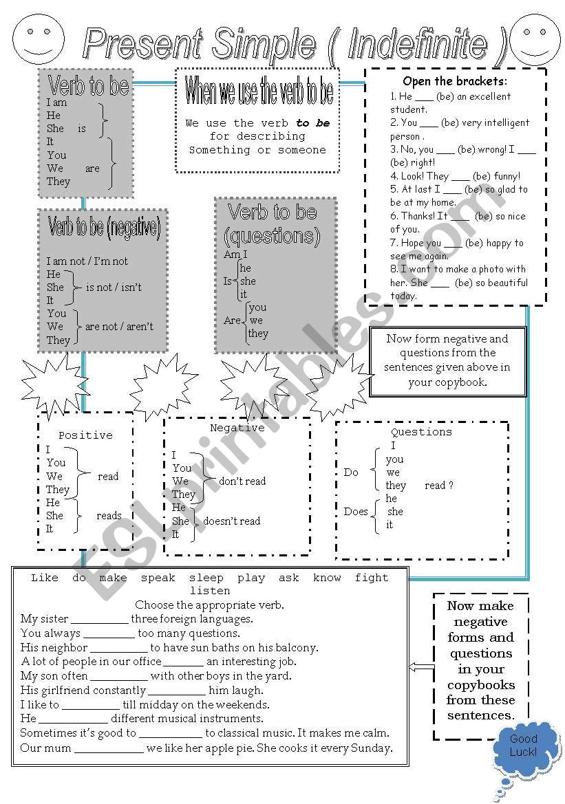 PRESENT SIMPLE worksheet