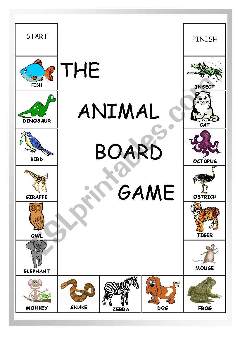 BOARD GAME worksheet