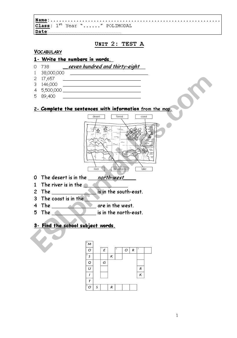 Test: Comparative & Superlative Adjectives