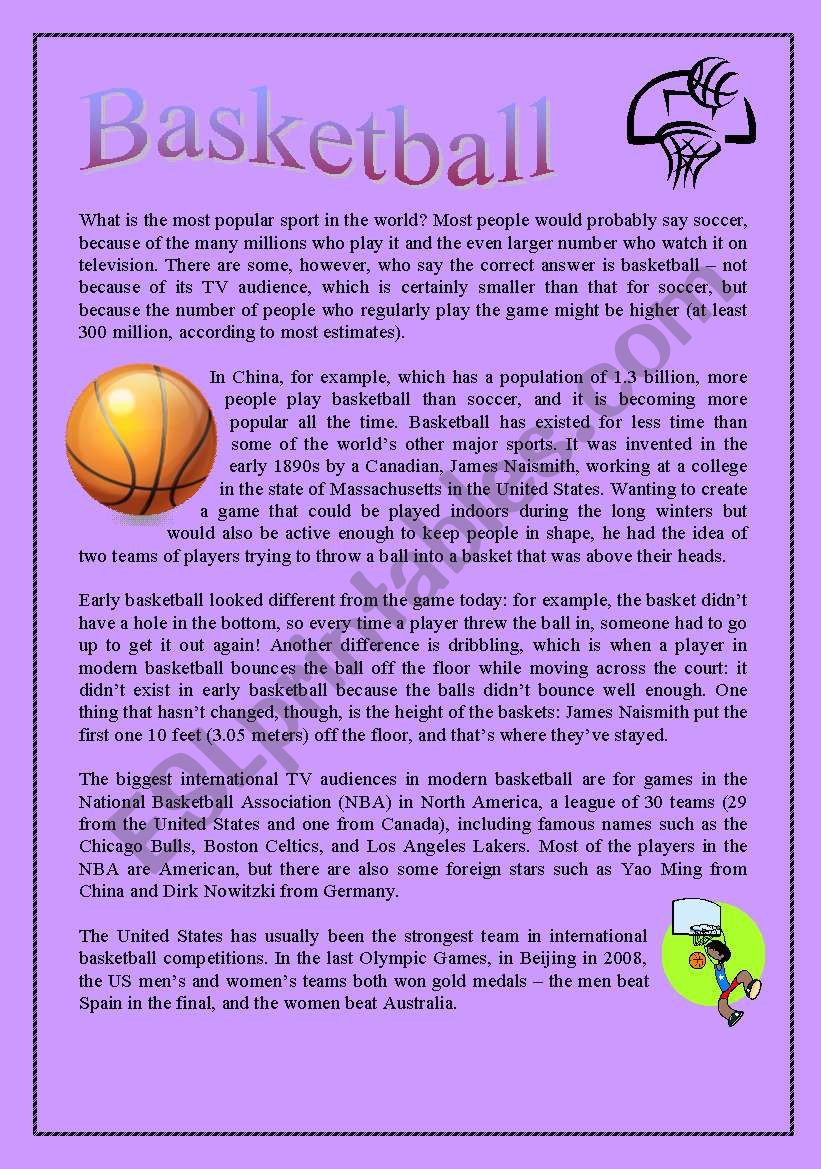 Basketball - History of this famous sport 