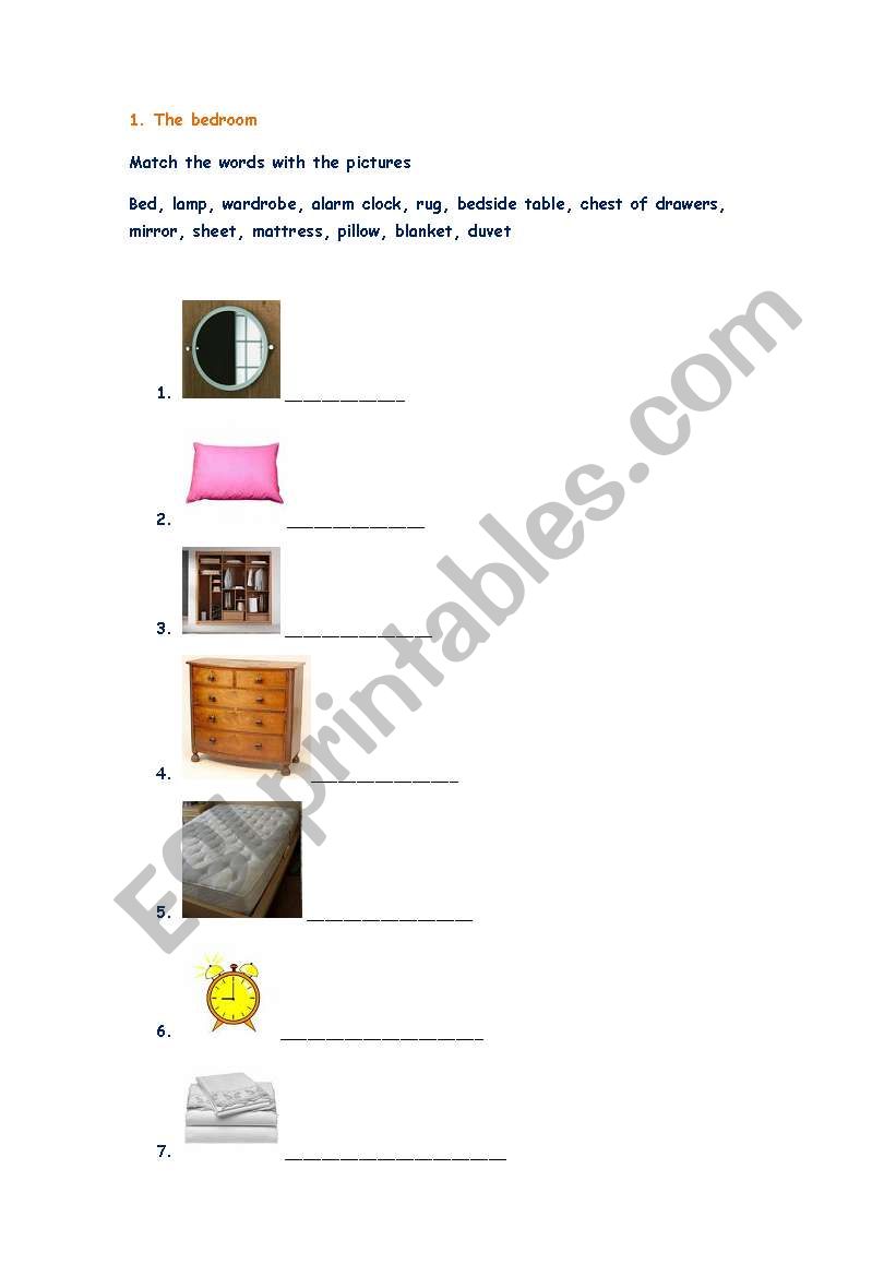 Homes worksheet