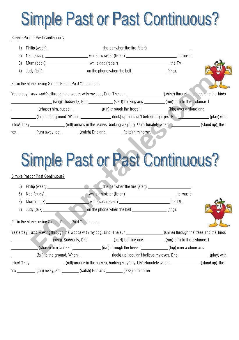 SIMPLE PAST OR PAST CONTINUOUS?